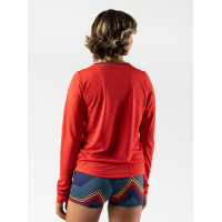 RABBIT - Women's - Race Pace Tee LS - Fiery Red